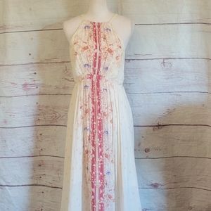 Free People Floral Halter Maxi Dress Size 8